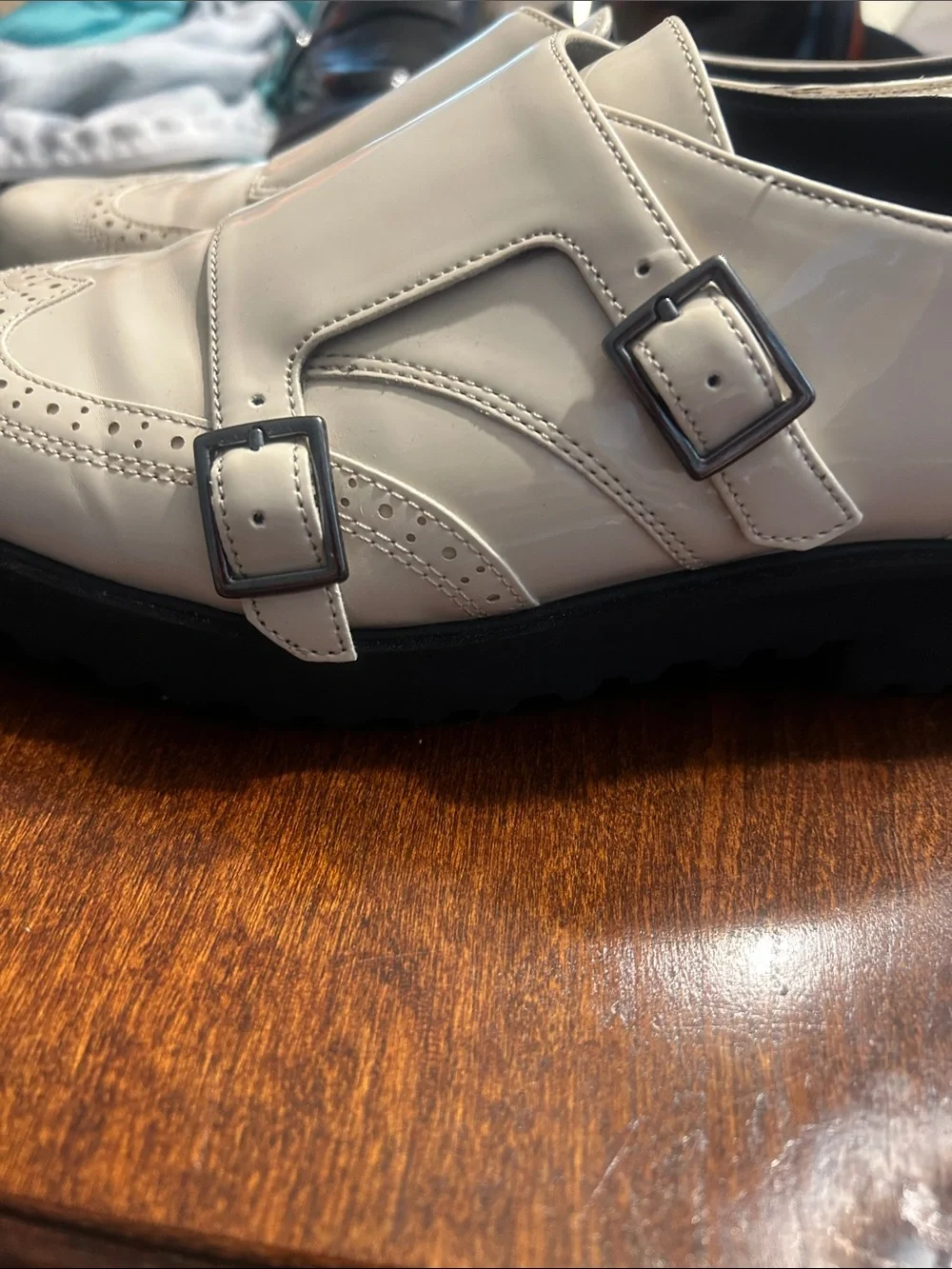 Franco Sarto Chance Monkstrap lug sole Oxford